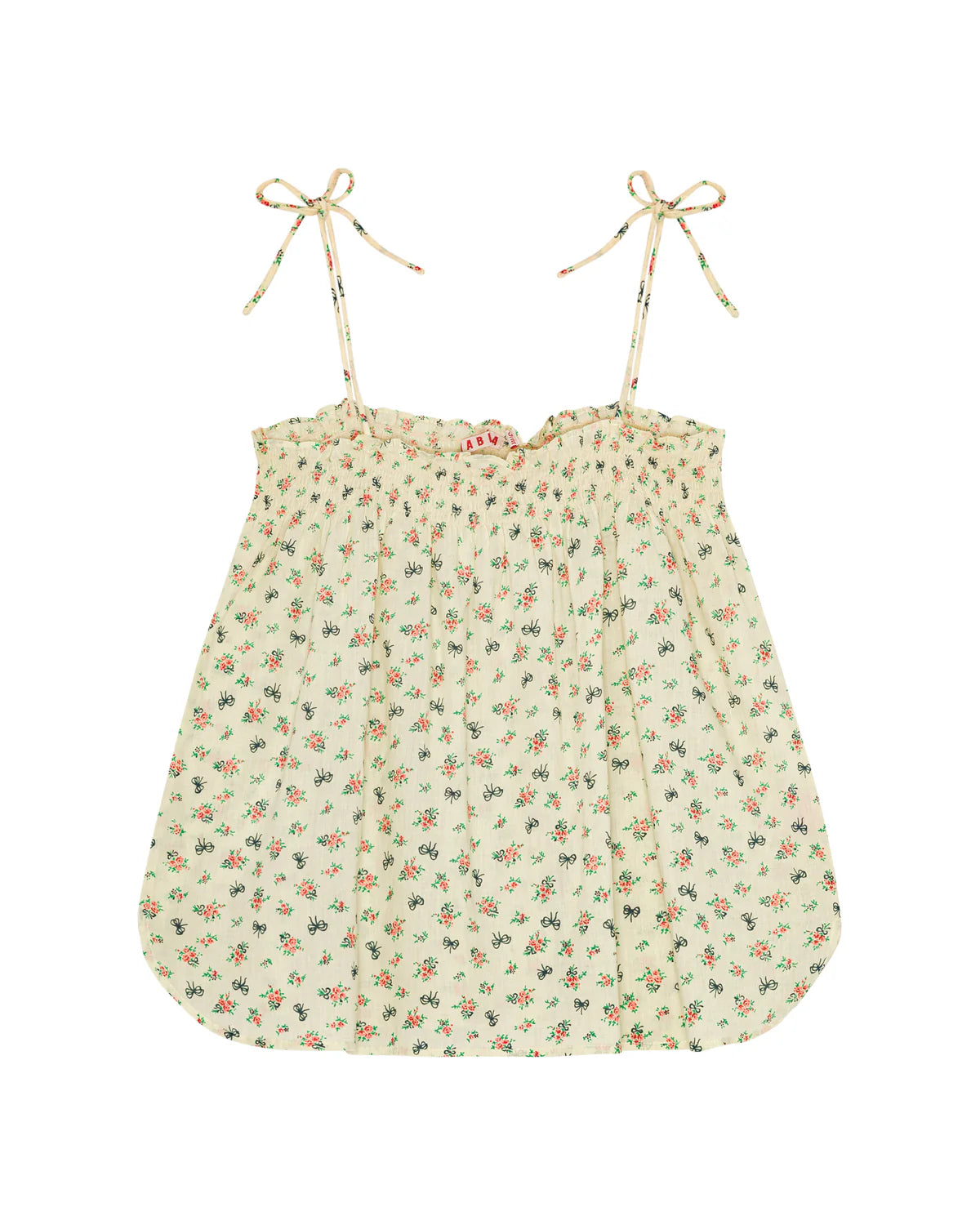 Habiba Little bow strap top S/M - Vanilla