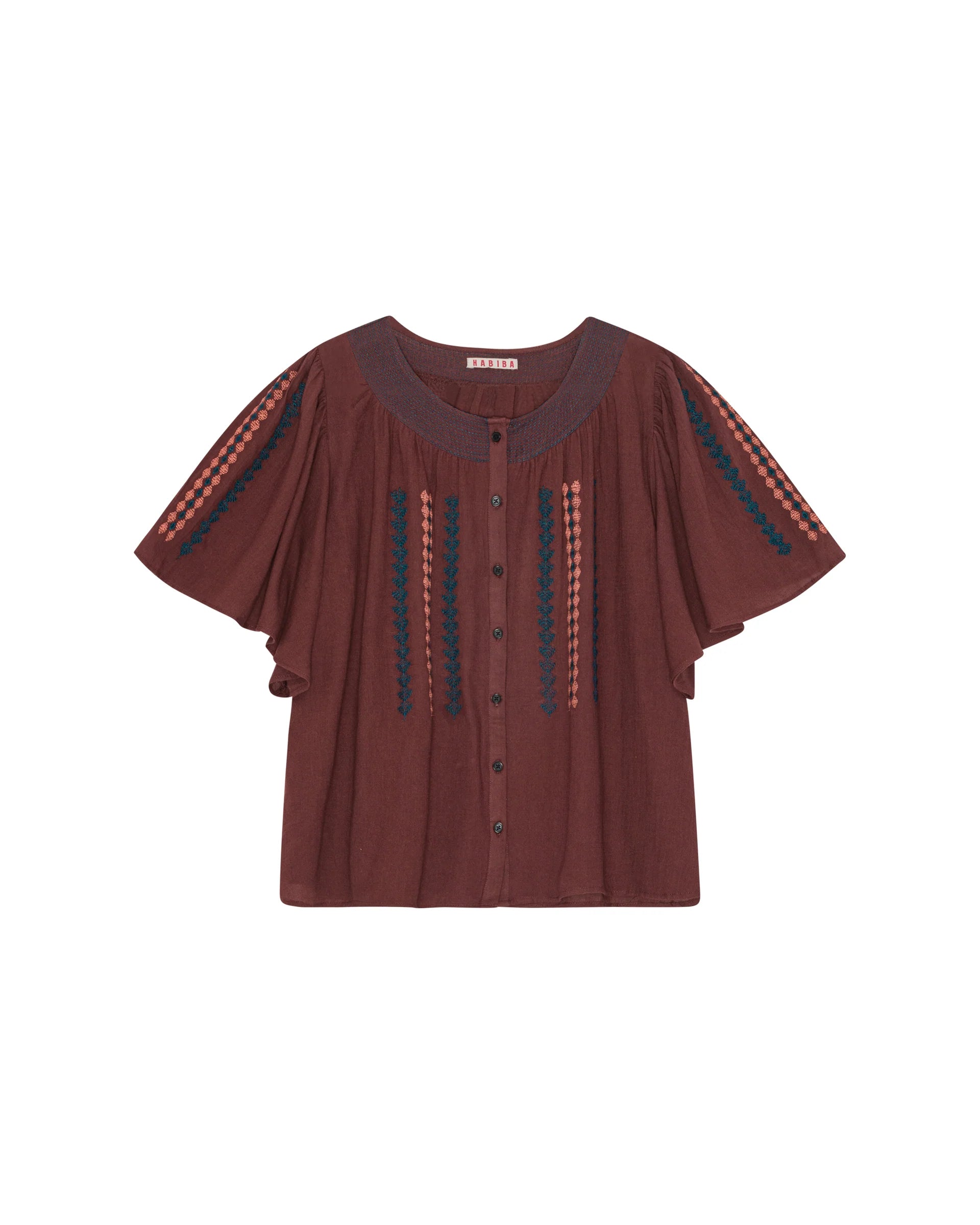 Habiba Romania butterfly shirt